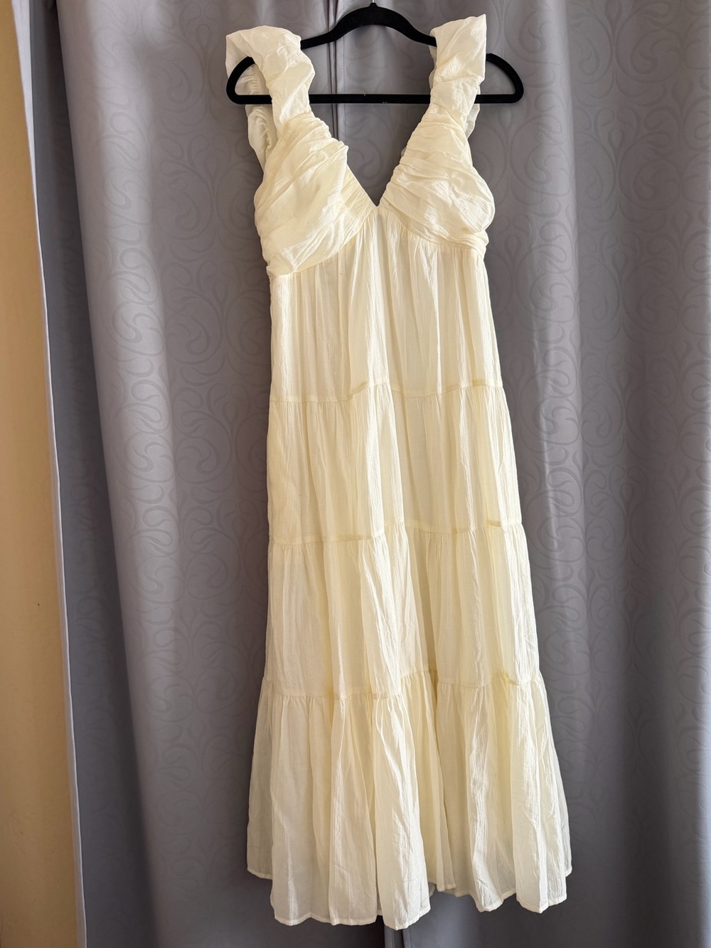 Worth Collective Katy Maxi Dress Cream - Picture 4 of 11